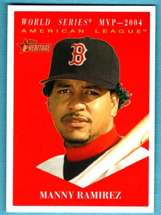 2010 Topps Heritage #481 Manny Ramirez SP - Image 1 of 1