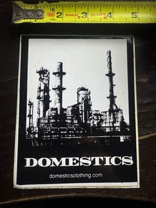 Domestics Clothing Company Sticker NJ Fred Gall Skateboard Metal - Picture 1 of 1