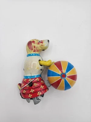 Оловянная игрушка заводной мяч для собак рабочий - Изображение 1 из 4