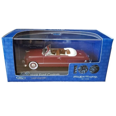 1949 Ford Custom Convertible Paul's Model Art Minichamps Diecast 1:43 Maroon - Image 1 of 4