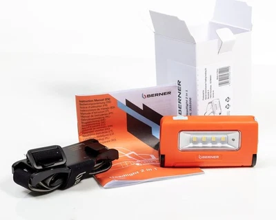 Berner Stirnlampe Headlight LED 2 in 1 Taschenlampe Werkstatt - Bild 1 von 4