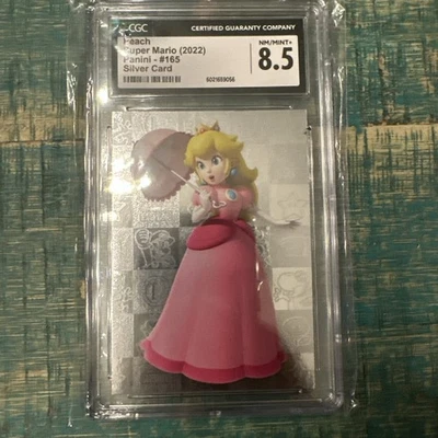 2022 Panini Super Mario Brothers Peach Silver CGC 8.5 #165 - Image 1 of 2