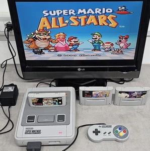Nintendo Snes Con Juegos Consola Pal - Imagen 1 de 22