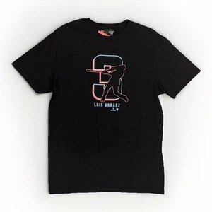 Camiseta gráfica Luis Arraez #3 para hombre, negra, mediana, nueva, MLB - Imagen 1 de 5