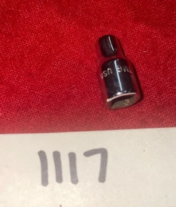 Snap on TM6 3/16" 1/4" drive 6 point shallow SAE chrome socket - Bild 1 von 4