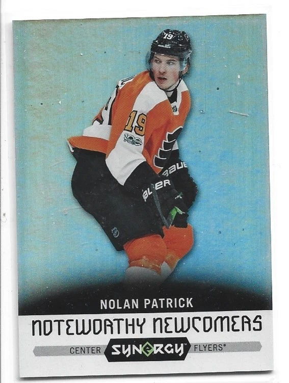 17-18 Upper Deck Synergy Noteworthy Newcomers Nolan Patrick NN-30 - Image 1 of 1