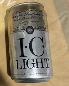 Vintage Empty I.C. Light 12 Oz Aluminum Pull Top Beer Can - Picture 1 of 6