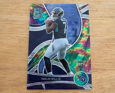 2022 Panini Spectra Malik Willis #138 Celestial RC Rookie /99 Packers - Image 1 of 2