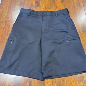 Pantalones Cortos de Golf Izod Para Hombre Talla 32 Calce Clásico Negro Cremallera Carga Rendimiento Chino - Imagen 1 de 10