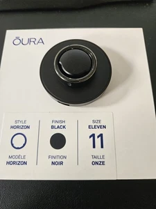 Oura Ring Gen3 Horizon Schwarz Stealth Größe 11 Wearable Smart Ring - Bild 1 von 4