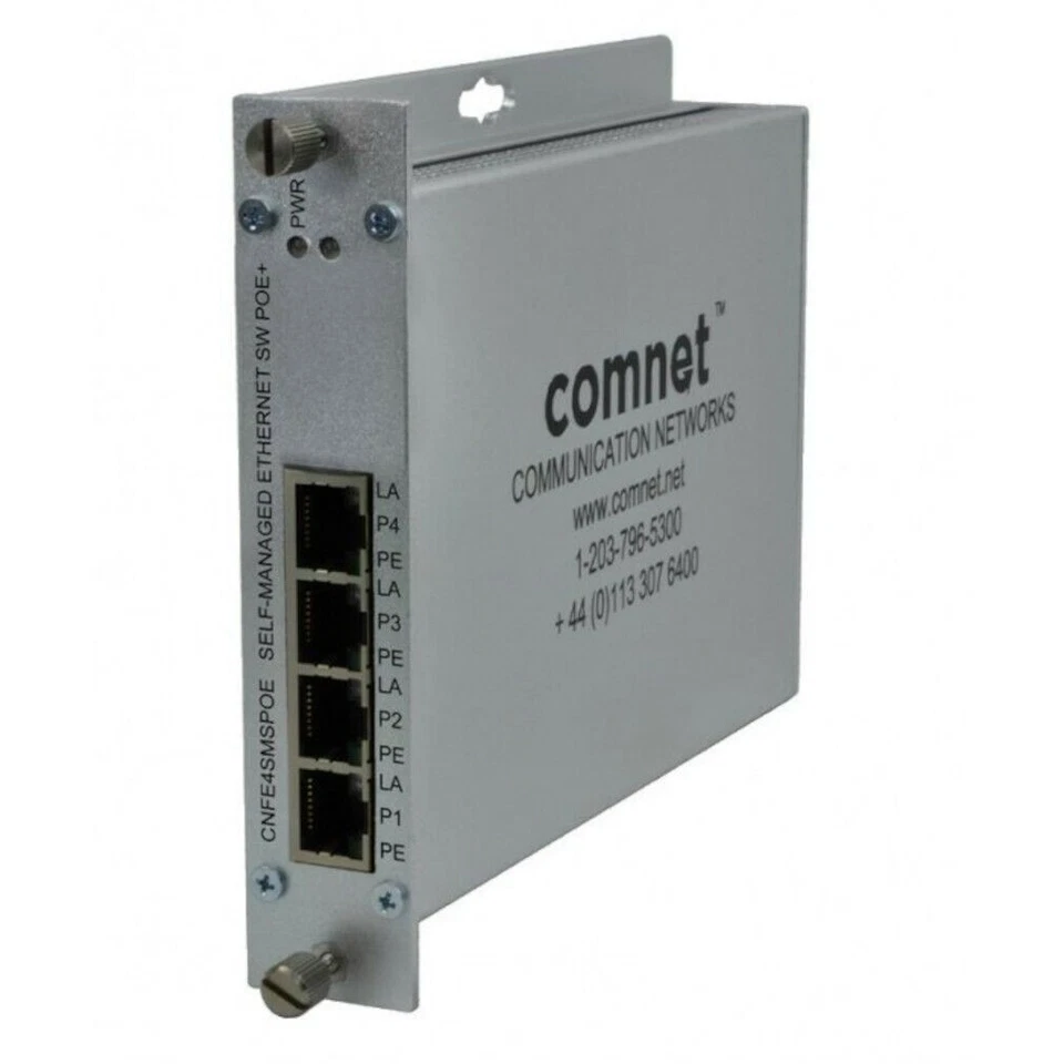 CNFE4SMSPOE 10/100T(X) 4TX Ethernet Self-Managed Switch with PoE - Image 1 of 1
