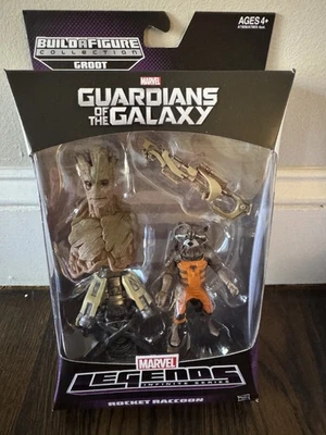 MARVEL Legends infinite ROCKET RACCOON Guardians of the Galaxy GROOT BAF NEW - Image 1 of 2