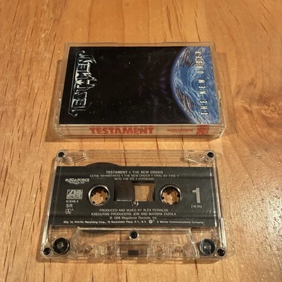 Testament - The New Order CASSETTE TAPE 1st US issue slayer metallica exodus - Image 1 of 3