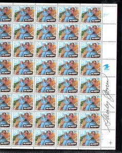 US SCN 2722 (1992)  29¢- MNH- VF - Oklahoma (Signed by Shirley Jones){sheet 40} - Picture 1 of 4