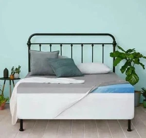 Novaform - SoFresh 3" King Gel Memory Foam Mattress Topper w/ Gray Cover - Picture 1 of 4
