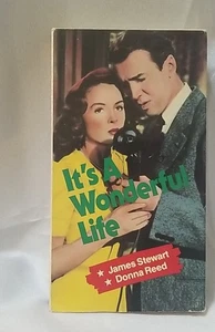 It's A Wonderful Life (VHS 1987, Black/White) James Stewart & Donna Reed  - Picture 1 of 3