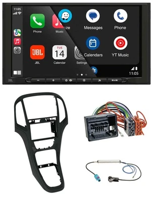 JBL MP3 DAB Bluetooth USB 2DIN Autoradio für Opel Astra J ab 12/09 Perlschwarz - Bild 1 von 4