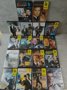 007 James Bond Ultimate Edition Collection 18 Films DVD Set Bundle VGC Free P&P - Picture 1 of 11