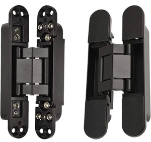 6" Hidden Door Hinges -4pcs- Heavy Duty Invisible Hinge 180° Swing Concealed - Picture 1 of 3