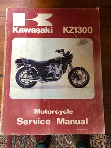 KAWASAKI Z1300 GENUINE 1979-81 V GOOD   REPAIR SERVICE MANUAL,MAINTENANCE BOOK - Picture 1 of 1