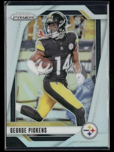 Panini Prizm #243 George Pickens Silver Pittsburgh Steelers 2024 - Imagen 1 de 2
