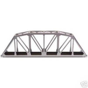 Atlas #594 - 18" Through Truss Bridge Kit  (Silver)  HO Scale Code 83 Rails - Picture 1 of 2