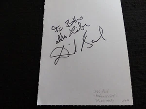 DIRK BACH signed Autogramm signiert auf 20x25 cm Zettel LOOK - Bild 1 von 1