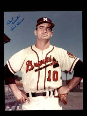 鲍勃·布尔手工签名 8 x 10 照片亲笔签名密尔沃基支架 — 第 1/2 张图片