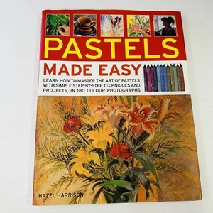 Pastels Made Easy by Hazel Harrison Crayons Drawing Fine Art HBDJ - Picture 1 of 15