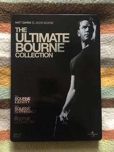 THE ULTIMATE BOURNE COLLECTION - steelbook 3 DVD MATT DAMON - Foto 1 di 4