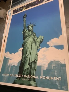 Freiheitsstatue National Monument 59 Parks Kunstdruck offizielles Poster LARGE /AP - Bild 1 von 2