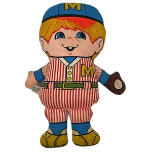 Vintage 1969 Mattel Patter Pal Baseball Stofftier Junge Puppe 15 Zoll kein Sound defekt - Bild 1 von 19
