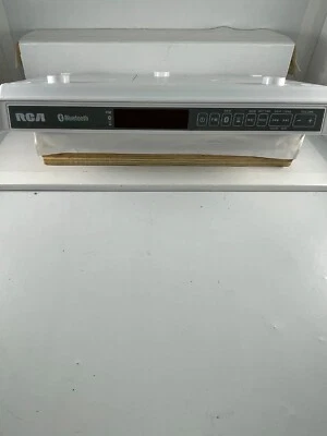 RCA Under Cabinet BLUETOOTH Radio WIRELESS Speaker CLOCK - Image 1 of 4