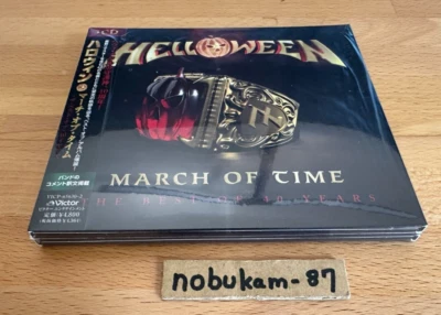 Helloween / March Of Time The Best Of 40 Years Japan 3CD Greatest Hits Album - Image 1 of 4
