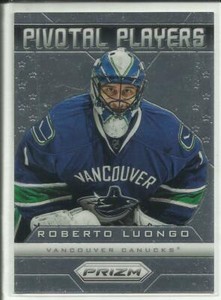 2013-14 Panini Prizm Pivotal Players #PP-28 Roberto Luongo Vancouver Canucks 