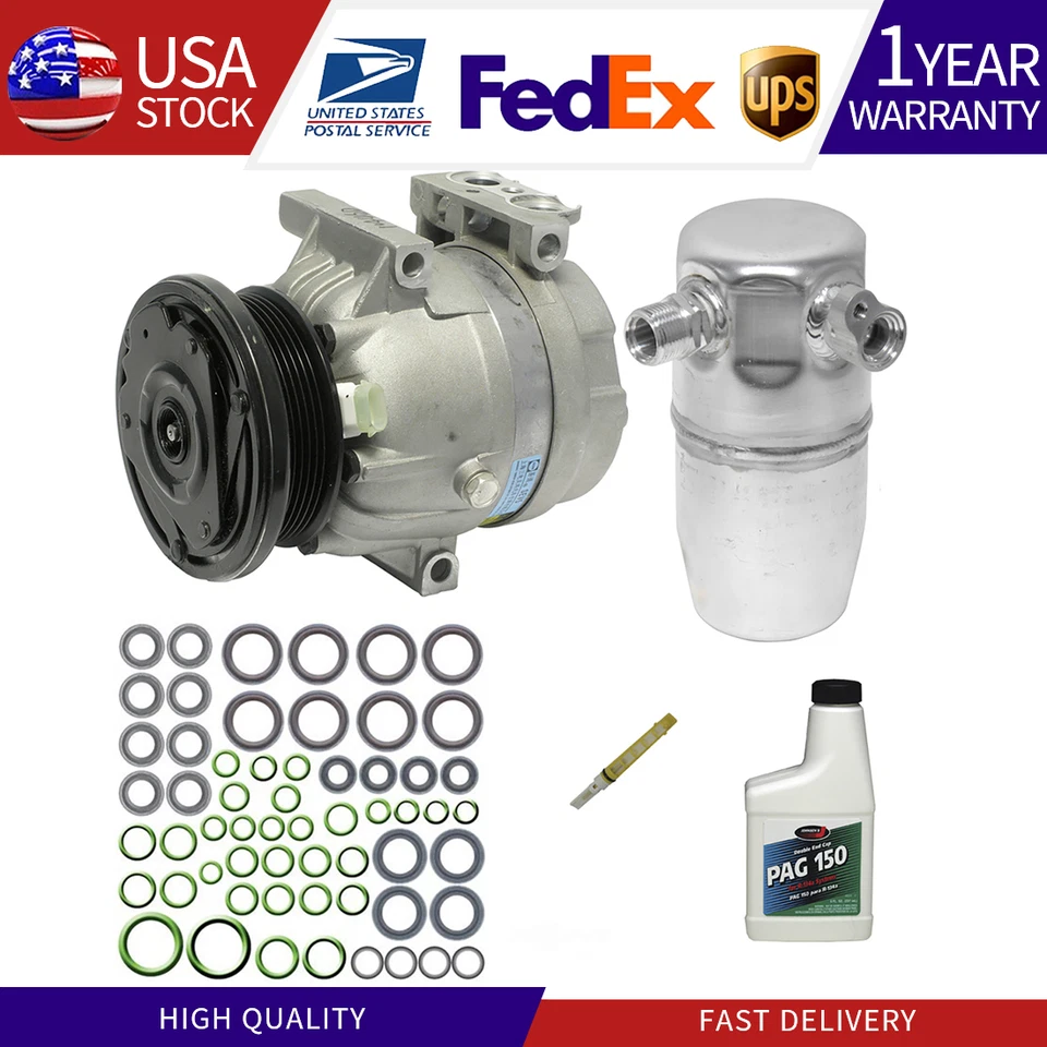 For A/C Compressor, Drier, Rapid Seal, Tube & Oil Kit 1999-2000 Pontiac Montana - Image 1 of 4