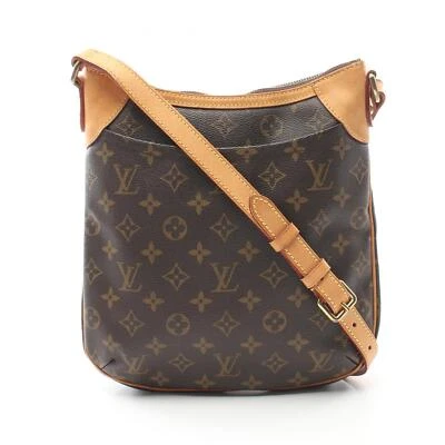 LOUIS VUITTON Odeon PM Shoulder crossbody Bag M56390 Monogram leather Brown Used - Image 1 of 4