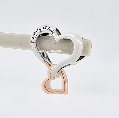 Nuevo 100% Auténtico Dije Corazón Infinito Calado PANDORA Family is Love 782642C00 Foto 1 de 4