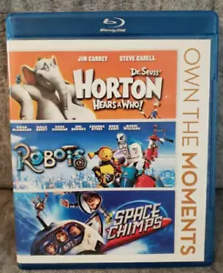 Dr. Seuss' Horton Hears a Who / Robots / Space Chimps (Blu-ray 2012) - Picture 1 of 4