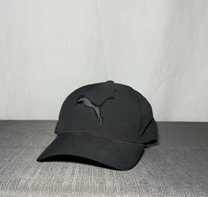 PUMA Evercat Dillon Raised Logo Stretch Fit Fitted Black Cap/Hat Size S/M - Picture 1 of 6