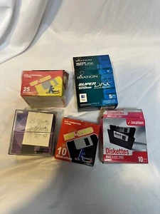 3,5 Zoll Disketten Konvolut teils gebraucht teils neu - Bild 1 von 7