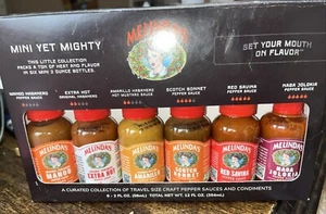 Melinda’s Hot Sauce Sortiert Mini Sampler Pack 5/2oz Flaschen Mango/Jolokia R - Bild 1 von 5
