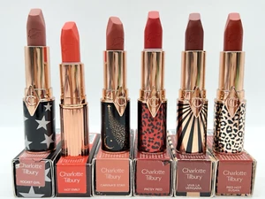 NEW CHARLOTTE TILBURY SET BUNDLE Lipsticks 6 SIX PIECES 0.12 OZ - Picture 1 of 14