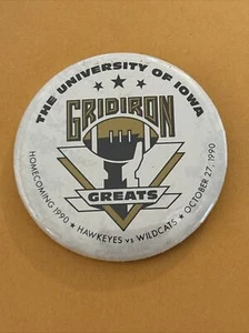 Iowa Hawkeye 1990 Homecoming Button - Bild 1 von 1
