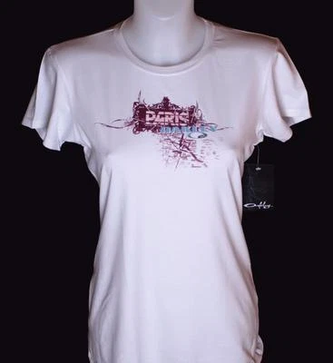 Nueva con etiquetas Camiseta Oakley Stretch Paris Para Mujer Mediana Nueva Cuello Redondo Blanca Nueva Foto 1 de 2