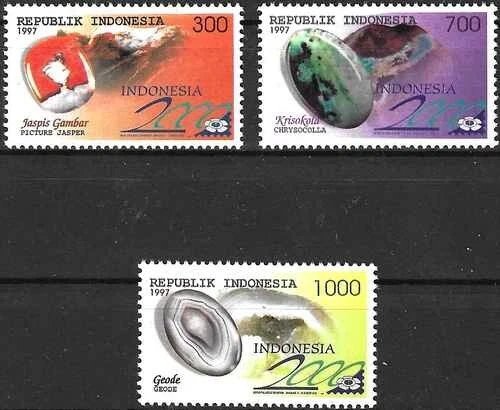 Timbres Minéraux Indonésie 1515/1517 ** - 84640DQ - Imagen 1 de 1