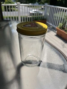 Vintage Superman glass peanut butter jar with lid DC Comics - Picture 1 of 4