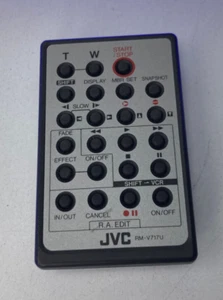 Original JVC RM-V717U Camcorder Fernbedienung für GR-D20 GR-D20EK GR-D30 GR-D40 GR-D50 - Bild 1 von 2