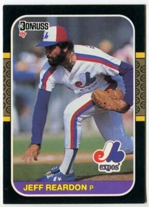 1987 Donruss #98 Jeff Reardon Montreal Expos - Picture 1 of 2