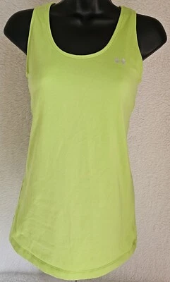 Under Armour Heat Geat Womens Shirt Top Blouse Size S Green - Image 1 of 4